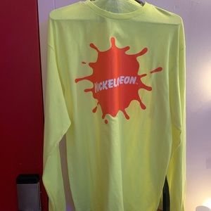 Nickelodeon themed long sleeve shirt .